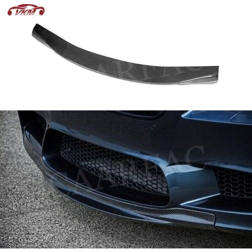 5 Series Carbon Fiber Front Lip Chin Spoiler For BMW F10 M5 Original Bumper 2012 - 2016 Bumper Shovel Guard Car Styling