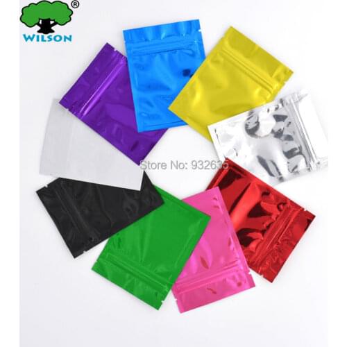 7.5x10 cm (3''x4'') For 1-3g Gift Zip lock Bags Reclosable Leak Proof Resealable Zipper Plastic Smell Proof Pouch
