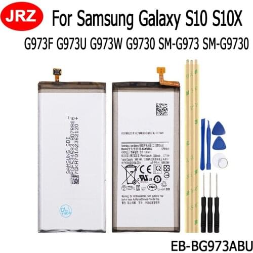 ​EB-BG973ABU Battery For Samsung Galaxy S10 S10X G973F G973U G973W G9730 SM-G973 SM-G9730 Battery 3400mAh Cellphone Batteria