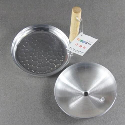 Aluminum pan Fried Small steamer Mini poacher bread frying pan muffin egg waffle frying pan