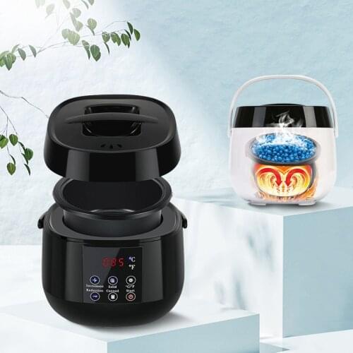 500CC Wax Heater Hair Removal Machine LCD Screen Smart Waxing Machine Spa Hand Feet Body Epilator Paraffin Warmer Fast Heat