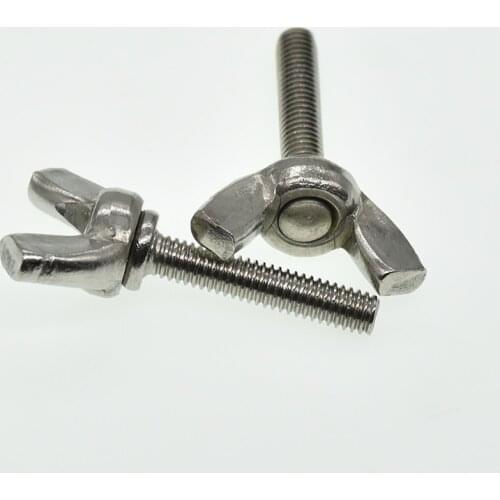 M3 M4 M5 M6 M8 M10 DIN316 Butterfly Bolt 304 Stainless Steel Wing Bolt Thumb Wing Screw Claw Hand Tighten Screws