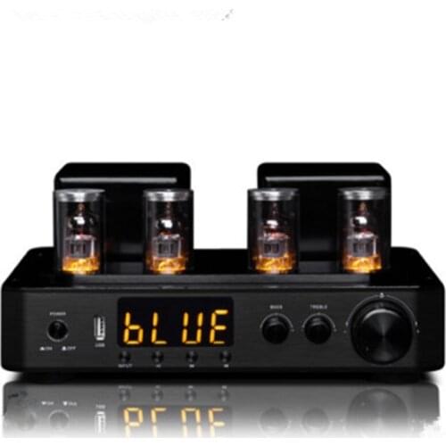 D1047 B817 tube + 6F2 *4 100W+100W TH-108 double-ring cattle Bluetooth fiber optic coaxial fever tube hifi home amplifier