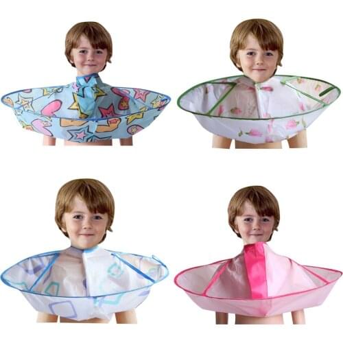 Kids Boy Hair Cutting Cape Gown Hairdresser Barber Apron Hairdressing Children cut Creative Apron Cape Home Hair Cutting Clothes