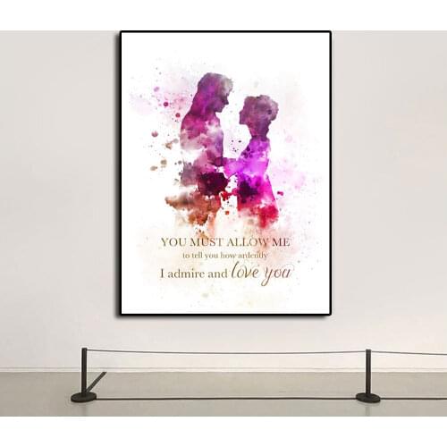 Disney Frozen Elsa Kostov Watercolor Art Home Decor Canvas Painting Love Quotes Prints Poster For Living Room Bedroom Decor Gift