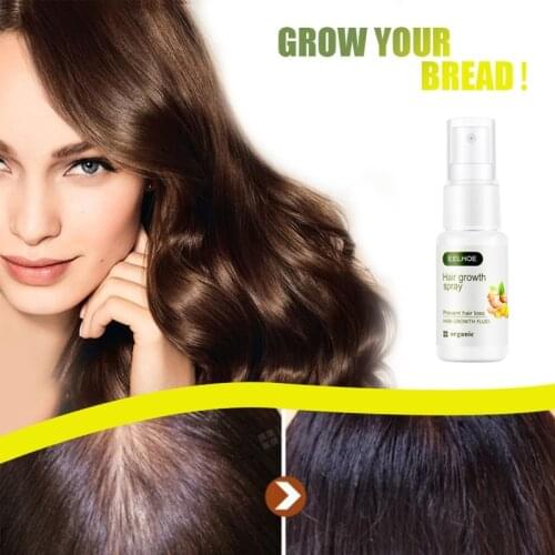 Regrowth Ginger Serum Oil, Ginger Spray for Thicker Hair or Fuller Beard Prevent Hair Loss