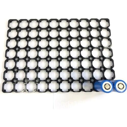 MasterFire 10pcs/lot 7*10 32650 Battery Holder Bracket Cell Safety Anti Vibration Plastic Brackets For 32650 Lithium Batteries