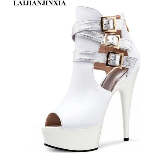 New good source buyers welcome high crystal high-heeled shoes, Rome with buckle shoes banquet Dance Shoes