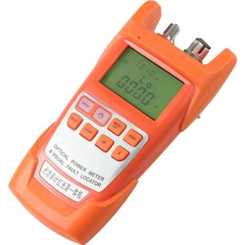 OPM AUA-9AC 2 in1 Handheld Multifunction FTTH Optic Laser power meter &10MW Visual Fault Locator VFL Optical Laser Light Source