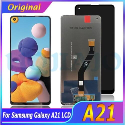 Original AMOLED Display For Samsung Galaxy A215U A215U1 A215 LCD Touch Screen For Samsung A21 A215 Repair Part
