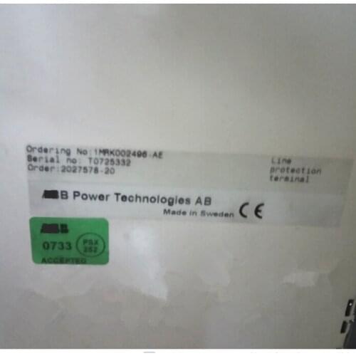 Original Factory Agent, New Original 1MRK002498-AE 1MRK002498AE