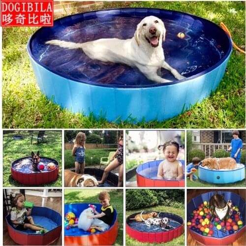 PVC PET pool foldable dog bathtub outdoor portable water bath cat and dog cleaning products