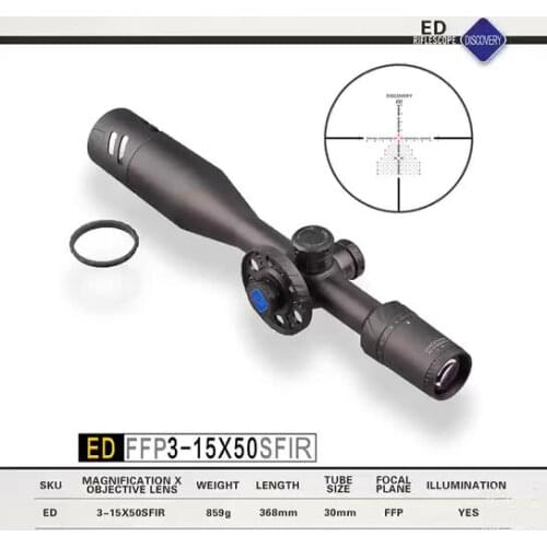 Discovery ED 3-15x50 SFIR scopes & accessories riflescopes hunting scope air rifle telescope optics