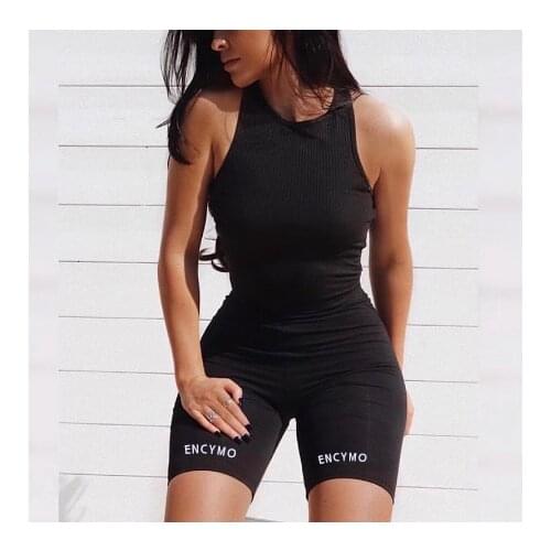 Biker shorts Cycling Shorts women sexy fitness korean casual short black high waisted shorts for women ENCYMO