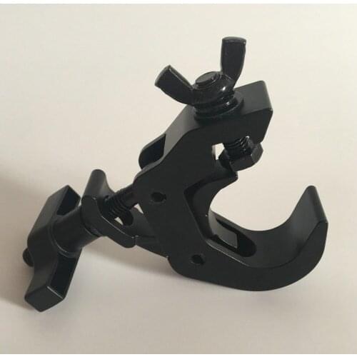 TUV Certificate High Quality Black Oxidation 150KG Light Clamp Stage Light Hanger For Stage Light Accessory 38-51MM