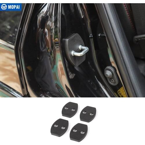 MOPAI Interior Mouldings for Toyota 4Runner 2017+ Car Door Lock Buckle Decoration Cover Accessories for Toyota 4Runner 2017