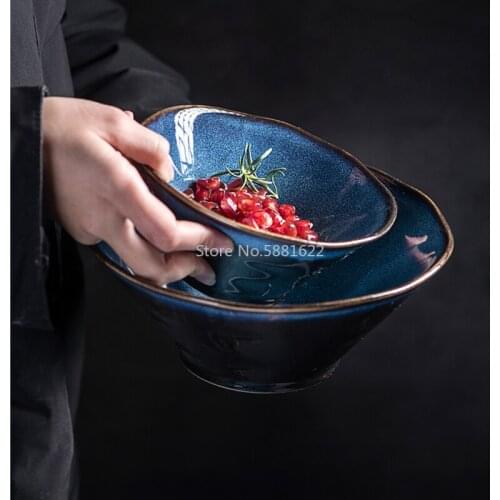 Bowl Japanese Ramen Bowl Frutero Bol Ceramic Bowl Mixing Bowl Saladier Rice Bowl Food Container Restaurant Home Soup Bowl