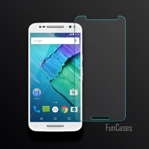 Screen Protector For Motorola Moto X 3rd Gen X3 XT1575 Tempered Glass For Moto X 2.5D Curved Edge Protective Film Full Coverage
