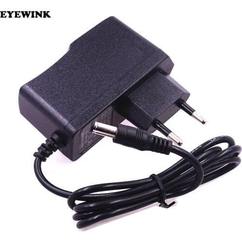 10PCS AC100V-240V Converter adapter, Dc 5V/9V/12V1A Power supply Eu steker DC 5.5 mm x 2.1 mm 1000mA