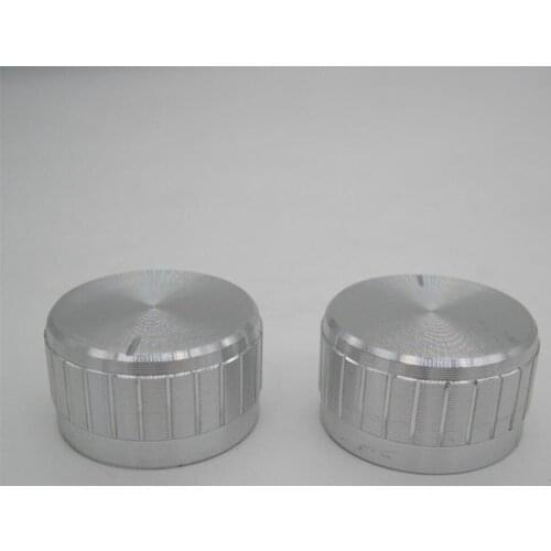 10pcs Volume Control Rotary Knobs yellow For 6mm Dia. Knurled Shaft Potentiometer Audio amplifier knob switch Size: 30MM x 17MM