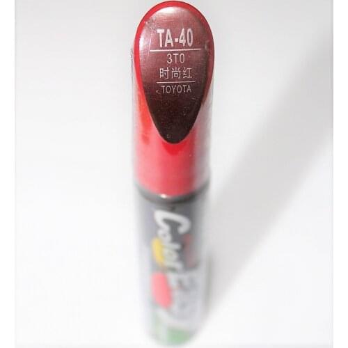 Car scratch repair pen, auto paint pen red color for Toyota Vios Corolla Reiz vois highlander Crown RAV4 Camry Yaris