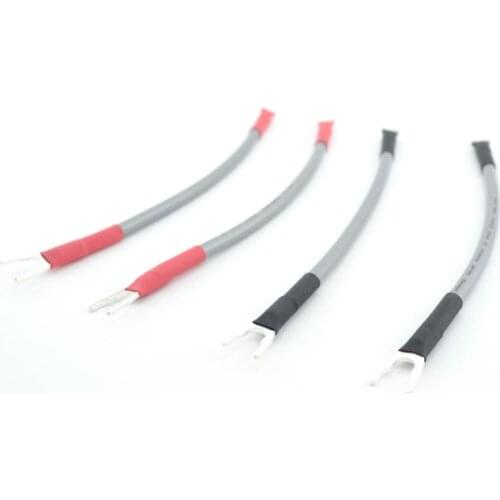 Free shippng 4Pcs Audio AN-VX Jumper cable 25 cm hifi spade plug jumper wire