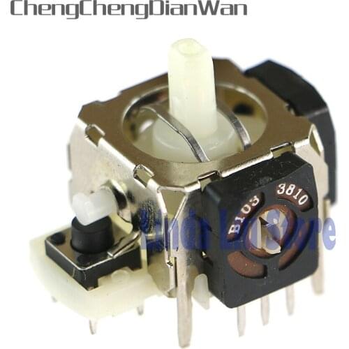 ChengChengDianWan 30pcs/lot black high quality OEM 3D analog thumbstick joystick for xbox360 ps2 wireless controller-made China