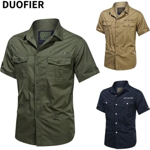 Мужские рубашки с коротким рукавом DUOFIER China At AliExpress