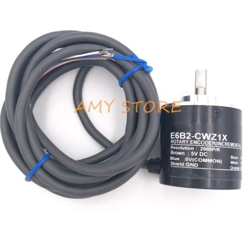 E6B2-CWZ1X for OMRON DC5V Rotary Encoder Incremental 2500 2000 1200 1024 1000 600 500 400 360 300 200 100 60 50 40 30 20 10P/R