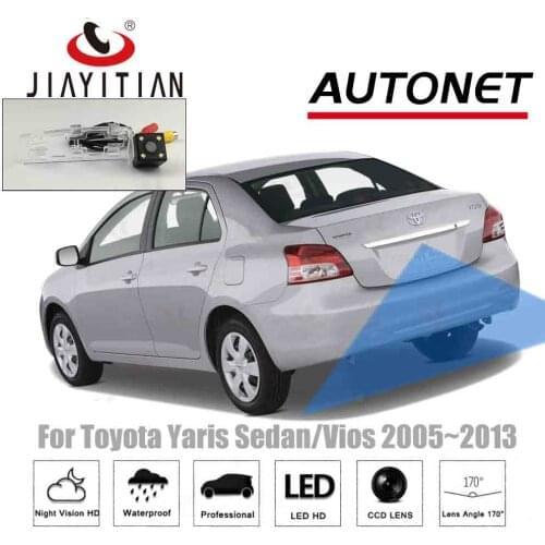 JIAYITIAN Rear View Camera For Toyota Yaris Sedan/4D Vios 2006~2012/CCD/Night Vision/Backup Camera/Reverse Camera Reverse Hole