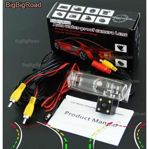 BigBigRoad Car Intelligent Dynamic Track Backup Rear View Camera For Lexus RX330 RX350 RX400h RX 330 350 400h 2004--2009