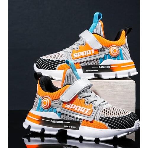 2021 Spring Autumn Kids Shoes Boys Sneakers Breathable Non-slip Outdoor Sport Running Children Shoes Girls Casual Light Sneakers