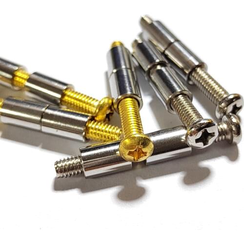 20pcs /lot Brass screw 1/4 inch (6mm) Loveless Bolts Knife Making Fastene
