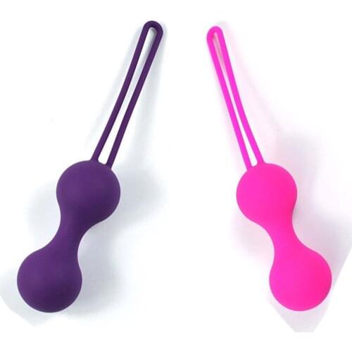 Loaey Hot Sale Silicon Kegel Balls, Vibrator Sex Toys Vaginal Tighten Ball Aid Love Ben Wa Ball, Sexy Products