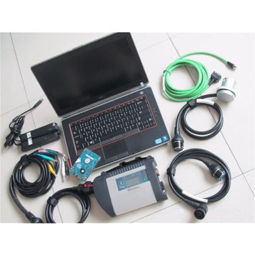Mb star c4 sd connect for mb diagnostic tool mb sd with hdd full software 2021.06 with e6420 laptop for car and truck