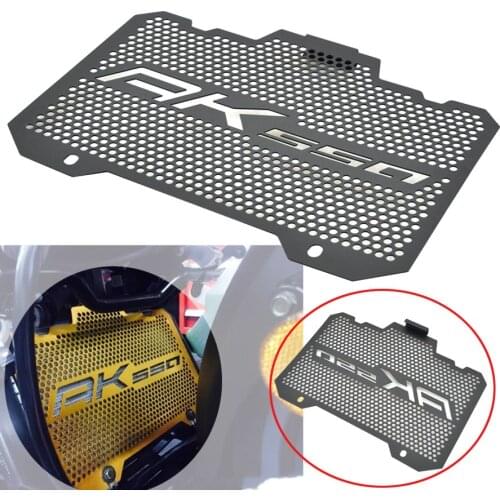 Pressed Aluminium Motorbike Radiator Grille Guard Black Metal Cover Protector Fit For KYMCO AK550 17-18 Radiator Grille Cover