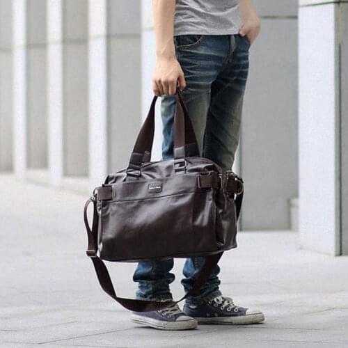 Fashion Travel Bag Luggage Bag Handbag Shoulder Bag Leather Men Big Messenger Bags Brand High Quality Mens Travel Crossbody Bag