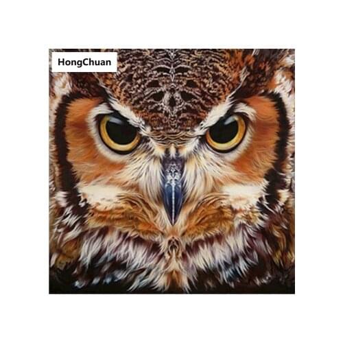 New Owl Diamond Painting DIY Diamond Inlaid Handmade 5D Diamond Embroidered Cross Stitch Kit Home Decoration Christmas