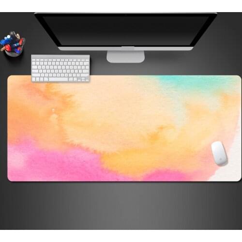 New Creative Advanced Color Mouse Pad Notebook Game Competition Non-Slip Lock Edge Rubber Pad Large Custom Table Mat Best Gifts