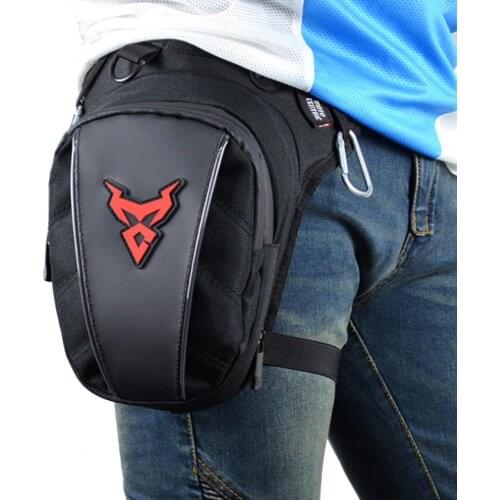 Leg Bag for Men Motorcycle Sports Waist Pack Outdoor Tactical Thigh Drop Bum Hip Fanny Belt Pouch Cell/Mobile Phone Purse
