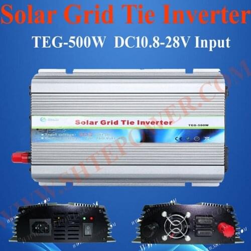 Dc 12v 18v 24v to ac 220v 230v 240v 500w grid connect inverter for solar