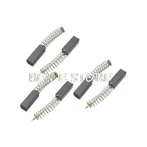 10pcs Hammer Drill Power Tool Part Motor Carbon Brushes 19 x 6 x 6 mm 0.74" x 0.23" x 0.23"