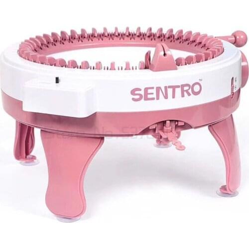 Knitting Machine Smart Weaving Loom Round Knitting Machines Knitting Board Rotating Double Knit Loom for Sock Hat B99