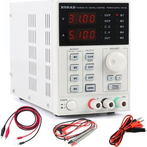 KA3005D High Accuracy Programmable DC Power Supply Adjustable Digital Laboratory Power Supply 30V 5A 4Ps MA 110V Or 220V