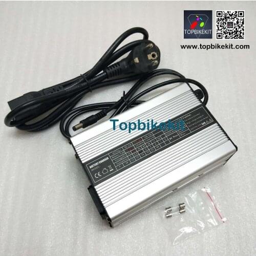 Ebike Smart charger 29.4V 3A Li-ion Battery charger 24V 3A aluminum case Charger for7S 18650 cells with 5.5*2.1DC plug 220V/110V