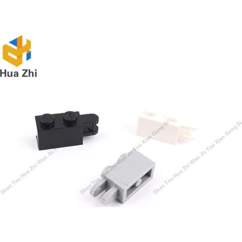 Building Blocks Parts 30540 10PCS Hinge Brick 1 x 2 Locking with 2 Fingers Horizontal End, 9 Teeth LEGOING MOCS Education