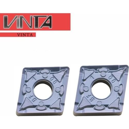 10pcs/lot CNMG 120404 120408 BF square Blade finishing stainless Steel turning cutter CNC tool Cermet lathes insert CNMG120404