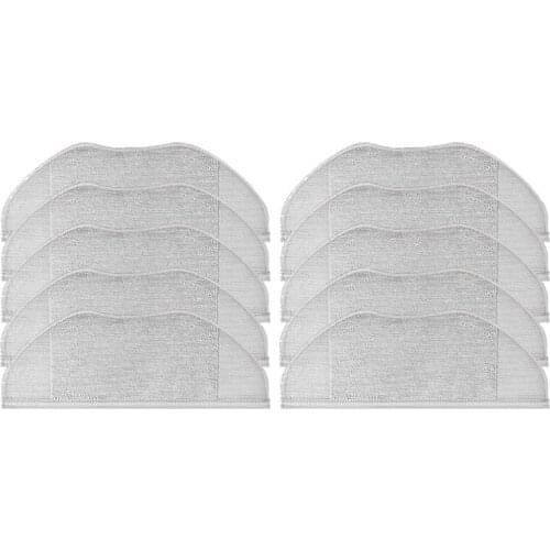 10Pcs Washable Mop Cloths for Xiaomi Mijia G1 Robotic Vacuum Cleaner MJSTG1 Replacements Parts Kits Accessories