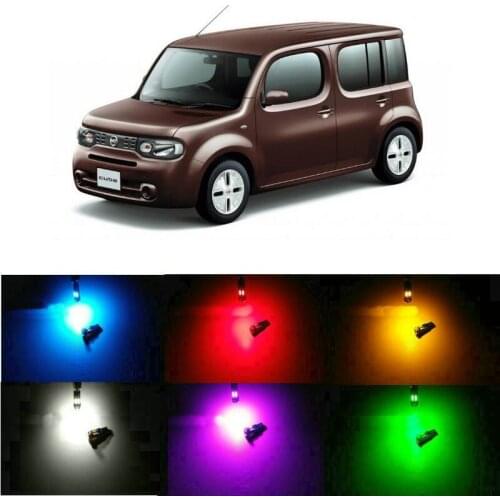 20pc/lot canbus t5 Dashboard LED Light Bulbs For nissan Primastar SUNNY TEANA TERRANO Almera Cube GT-R Interstar frontier kicks