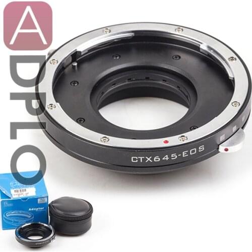 ADPLO For CTX645-EOS Adjustable Aperture Suit For Contax 645 Mount Lens to Canon (D)SLR Camera Adapter